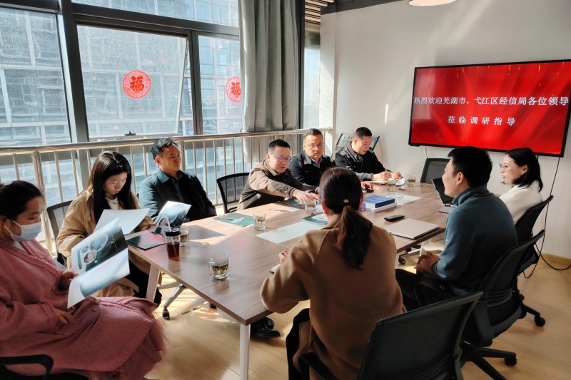 云圖頭條 | 蕪湖市經(jīng)信局領(lǐng)導(dǎo)一行蒞臨指導(dǎo)